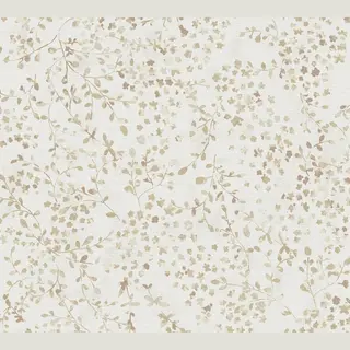A.S. Création PrintWalls Vliestapete Mit Blätter-Motiv 0, 53 X 10, 05 M – Creme, Beige, Braun - Tapete Mit Rankenmotiv Made In Germany - 397473
