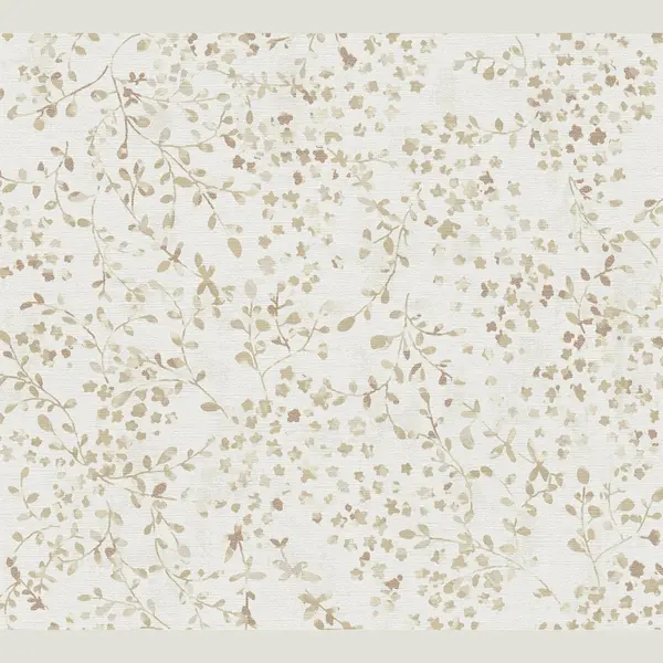 A.S. Création PrintWalls Vliestapete Mit Blätter-Motiv 0, 53 X 10, 05 M – Creme, Beige, Braun - Tapete Mit Rankenmotiv Made In Germany - 397473 thumbnail