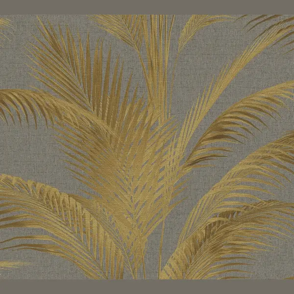 A.S. Création Livingwalls Vliestapete Palmen - Hochwertige Tapete Dschungel 399804 In Grau, Gold, Metallic - Luxustapete Designed By Michalsky thumbnail