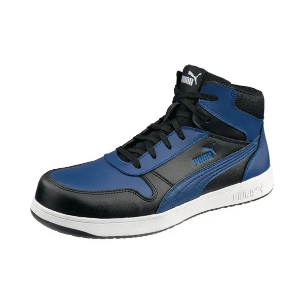 Puma Safety Frontcourt Blue Blk Mid Sicherheitsschuh Blau-schwarz Gr. 40 thumbnail