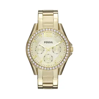 Fossil Riley Armbanduhr Weiblich Quarz Gold
