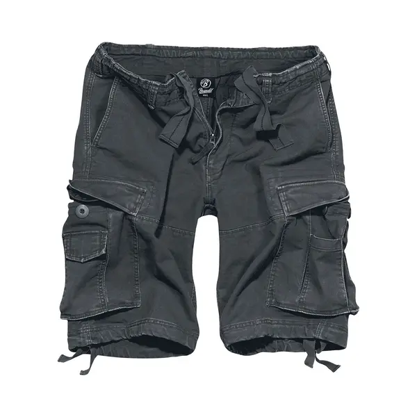 Brandit Shorts - Vintage Shorts - S Tot 7XL - Voor Mannen - Antraciet thumbnail