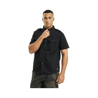 Brandit Vintage Shirt Short Sleeve, Farbe, Black, Größe, Xxl