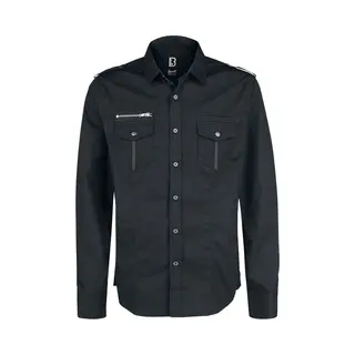 Brandit Rockstar Shirt Longsleeve Black