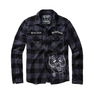 Long-sleeved Plaid Shirt Brandit Motörhead