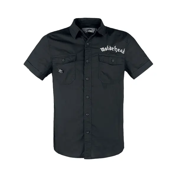 Motörhead Shirt Met Korte Mouwen - Brandit Bastards - Roadstar Shirt - Xl Tot 5XL - Voor Mannen - Zwart thumbnail