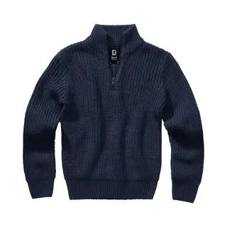 Brandit Kids Marine Pullover Troyer, Farbe, Navy, Größe, Xl 158