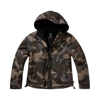 Brandit Women Frontzip Windbreaker, Farbe, Darkcamo, Größe, 5XL