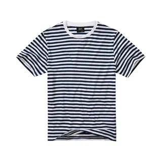 Brandit Long-sleeved Top T-Shirt Navy White