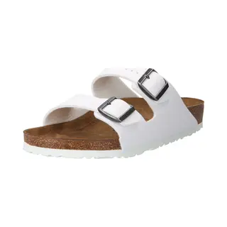Birkenstock Arizona Bf 552681, Unisex Slides, White, 42 Eu
