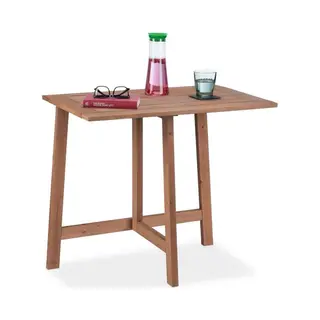 Relaxdays 10038660 tuintafel Bruin Rechthoekige vorm