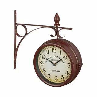 Relaxdays 10039582 Wand- /Tischuhr