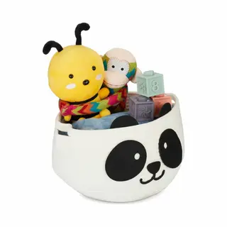 Relaxdays Kinder Aufbewahrungskorb Panda