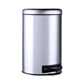Prullenbak Keuken - 12 L - Binnenemmer - Softclose - Zilver