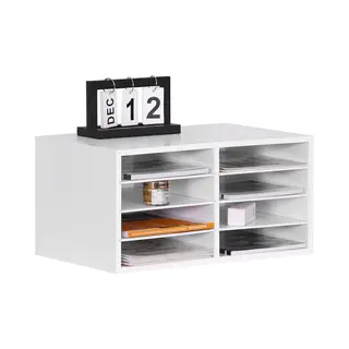 Documentenbak - Wit - Voor A4 - 49x25x31 Cm