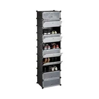 Relaxdays 4052025956356 shoe organizer Closed