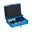 blauw, zilver