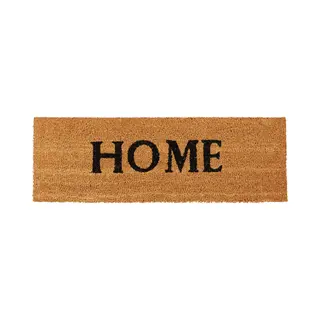 Relaxdays 10020173 Decoratieve deurmat Buiten Rechthoekig Zwart, Bruin