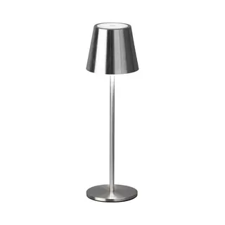Fh Lighting Led Tafellamp Op Accu Viletto, Nikkelkleurig, IP54
