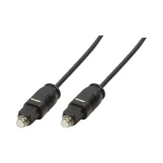 LogiLink Toslink - Toslink, 1m Audio-Kabel Schwarz