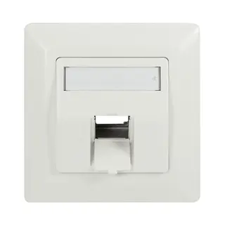 LogiLink NK4027 Wandplatte/Schalterabdeckung Weiß