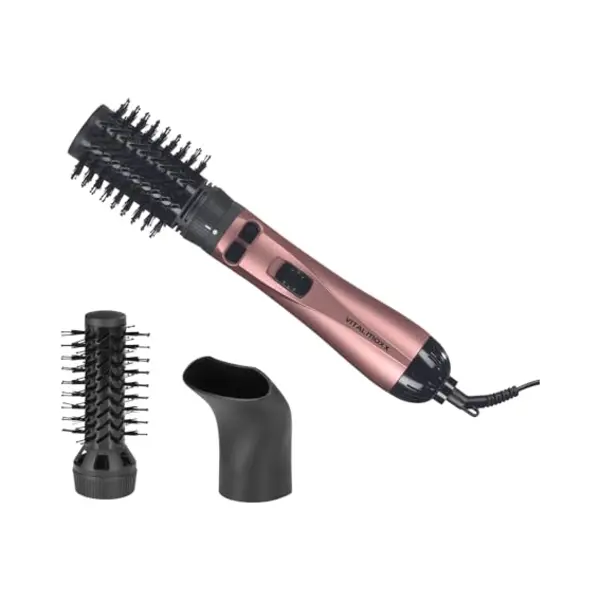 VITALmaxx Elektrohaarbürste Stylingbürste Mit 3 Aufsätze, Lockenstab, Föhn & Glätteisen In Einem, Hair Curler Locken Styler Lockenstab 3 thumbnail