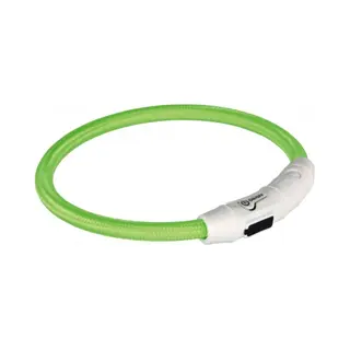 Trixie 12701 Hunde- /Katzenhalsband Grün Nylon, Thermoplastische Polyurethane (Tpu) M-L Hund