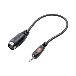 SpeaKa Professional Sp-7869840 Audiokabel 0.2 m 3.5mm Din (5-polig) Schwarz