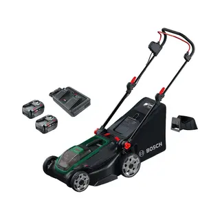 Bosch Akku-Rasenmäher ROTAK18V2-43, 2x Akku Pba 18V 4.0Ah