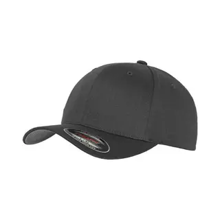 Flexfit Wooly Combed Cap Dunkelgrau