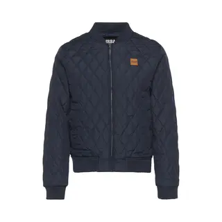 Urban Classics, Herren, Leichte Jacken, Diamond Quilt Nylon Jacket, Blau, (S)