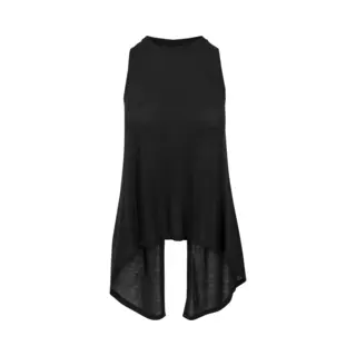Urban Classics Ladies HiLo Viscose Top Black