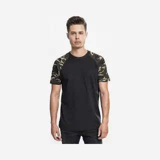 Urban Classics Raglan Contrast Tee T-shirt Crewneck Korte mouw Katoen, Trui