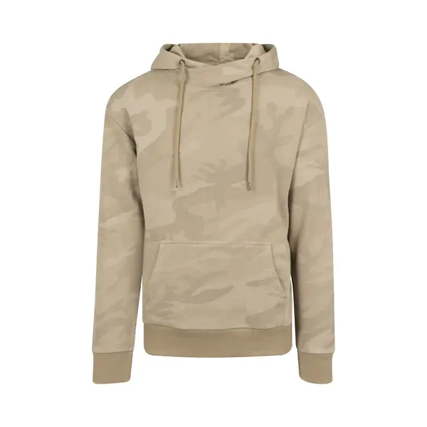 Urban Classics Herren High Neck Camo Hoody Kapuzenpullover, Per Pack Mehrfarbig (Sand Camo 867), Medium (Herstellergröße, M) thumbnail