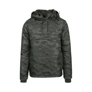 Urban Classics, Herren, Leichte Jacken, Padded Camo Pull Over Jacket, Grün, (S)