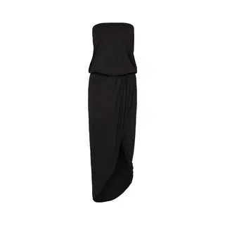 Urban Classics Damen Ladies Viscose Bandeau Dress Partykleid, , Per Pack Schwarz (black 00007), Xx-Large (Herstellergröße, Xxl)
