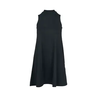 Urban Classics Damen Ladies A-Line Turtleneck Dress Kleid, Per Pack Schwarz (Black 00007), Small (Herstellergröße, S)