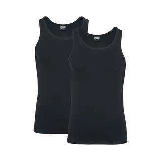 Urban Classics 2-Pack Seamless Tanktop Black