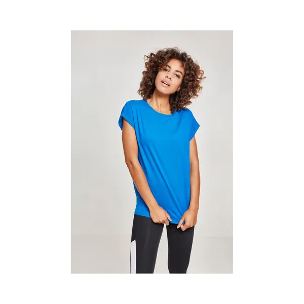 Urban Classics Ladies Extended Shoulder Tee T-Shirt Rundhals Kurzärmel Baumwolle, Trikot thumbnail