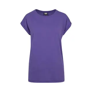 Urban Classics Ladies Extended Shoulder Tee T-Shirt Rundhals Kurzärmel Baumwolle, Trikot