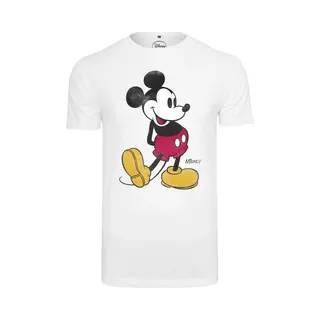 Merchcode Men's Mickey Mouse T-Shirt, White, Xxx-Large