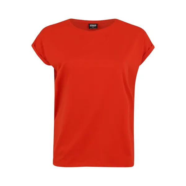Urban Classics Ladies Extended Shoulder Tee T-Shirt Rundhals Kurzärmel Baumwolle, Trikot thumbnail