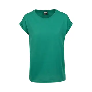 Urban Classics Ladies Extended Shoulder Tee T-Shirt Rundhals Kurzärmel Baumwolle, Trikot