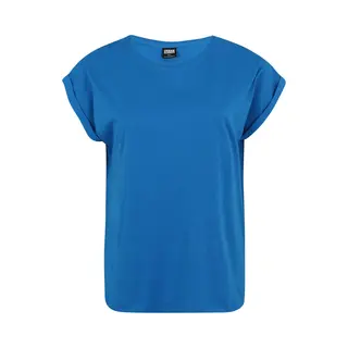 Urban Classics Ladies Extended Shoulder Tee T-Shirt Blue