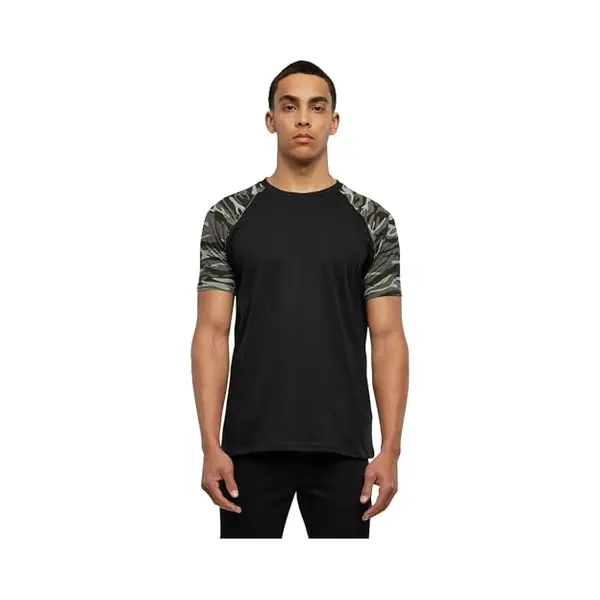 Urban Classics T-shirt Large Sizes Urban Classic Raglan Contrat thumbnail