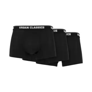 Urban Classics - Basic 3Pack Boxershorts - L - Zwart