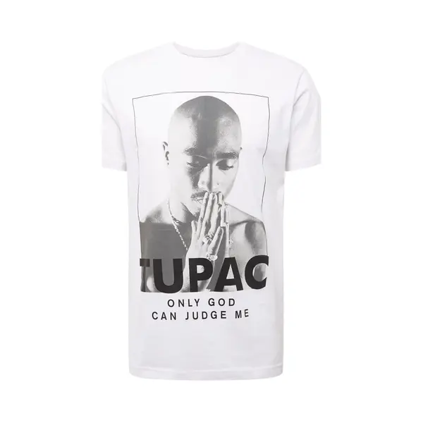 Mister Tee Shirt 'Prayer' Donkergrijs / Zwart / Wit thumbnail