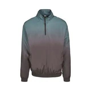 Urban Classics Herren Gradient Pull Over Jacket – Loose Fit Überziehjacke Mit Farbverlauf, Stehkragen & Zip-Pocket, Mesh-Innenfutter,