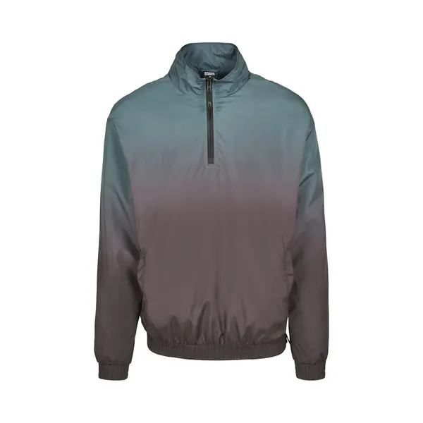 Urban Classics Herren Gradient Pull Over Jacket – Loose Fit Überziehjacke Mit Farbverlauf, Stehkragen & Zip-Pocket, Mesh-Innenfutter, thumbnail