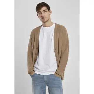 Urban Classics, Herren, Pullover, Boxy Cardigan, Gelb, (L)